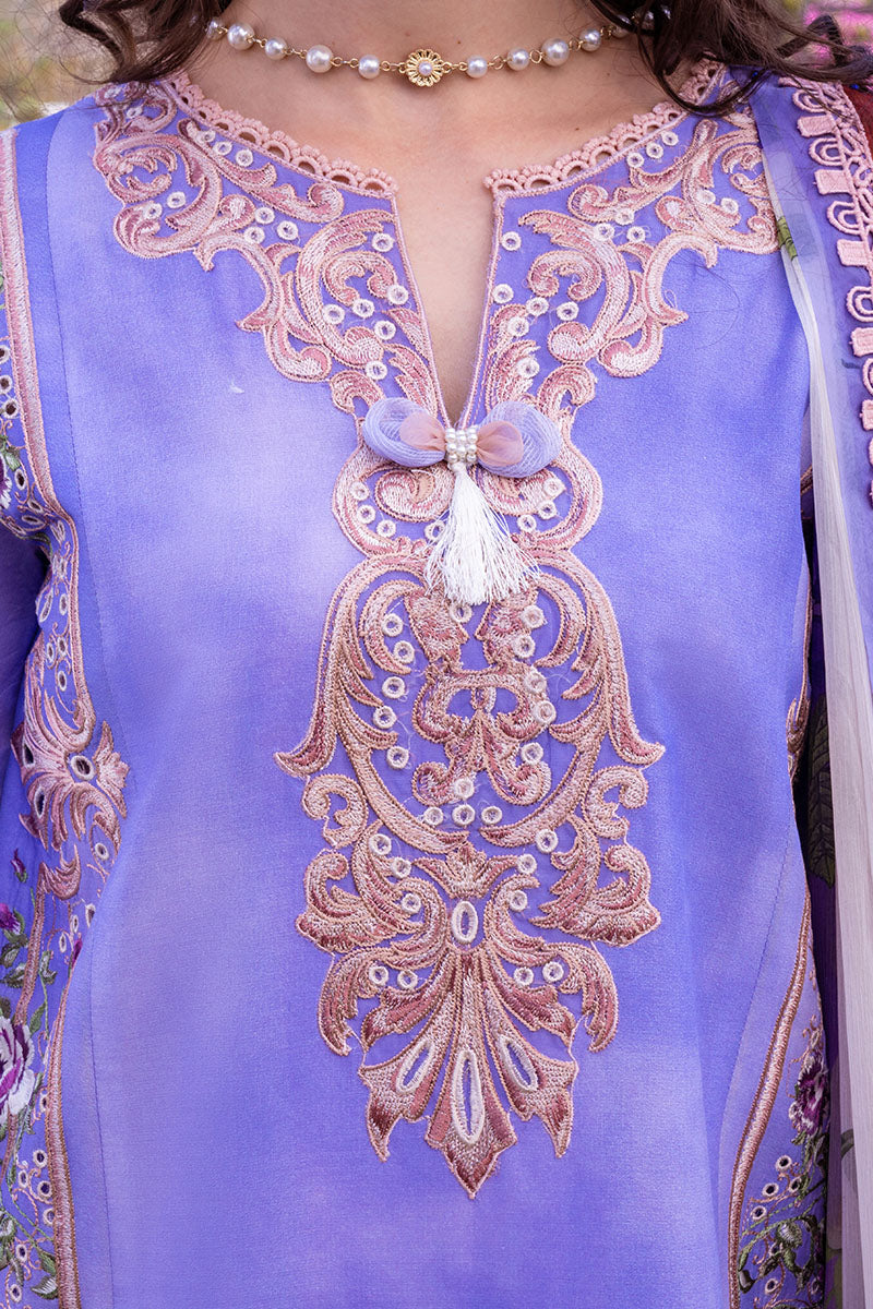Mushq | Hemline The Secret Garden | PURPLE EMPEROR - House Of Hania