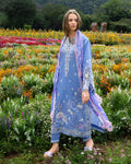 Mushq | Hemline the Secret Garden | Azure Bloom - House Of Hania