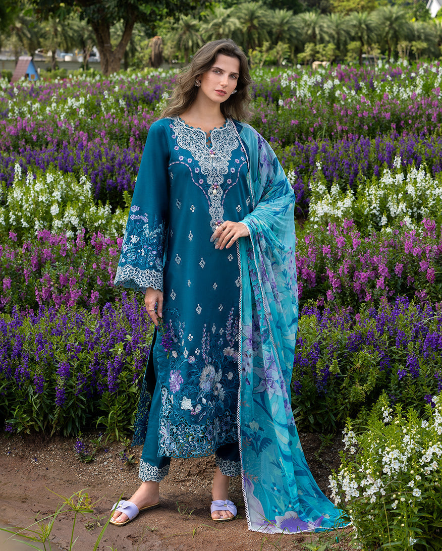 Mushq | Hemline the Secret Garden | Emerald Fern - House Of Hania