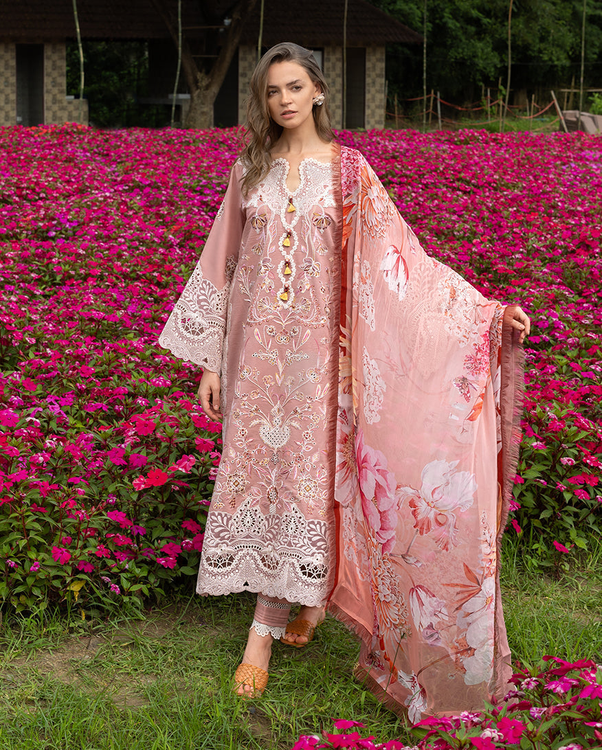 Mushq | Hemline the Secret Garden | Peach Blossom - House Of Hania