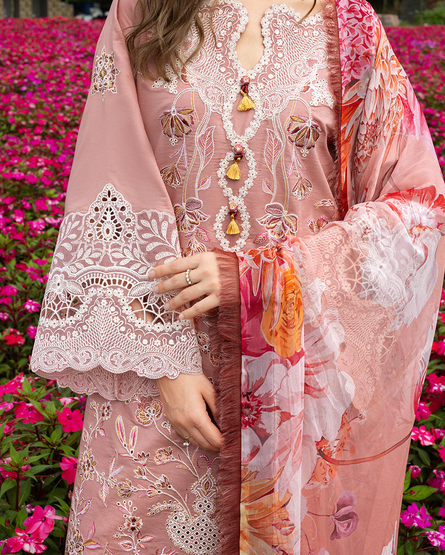 Mushq | Hemline the Secret Garden | Peach Blossom - House Of Hania