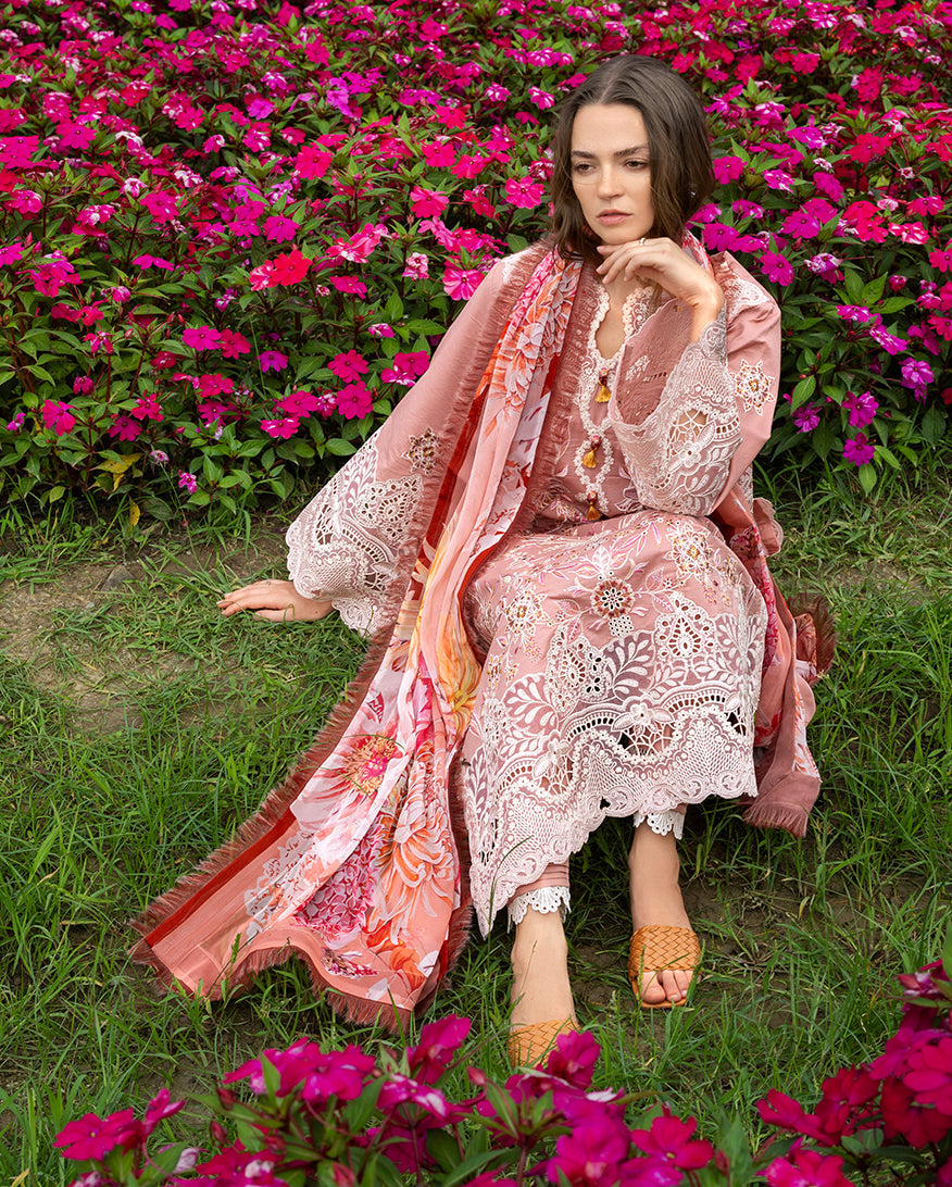 Mushq | Hemline the Secret Garden | Peach Blossom - House Of Hania
