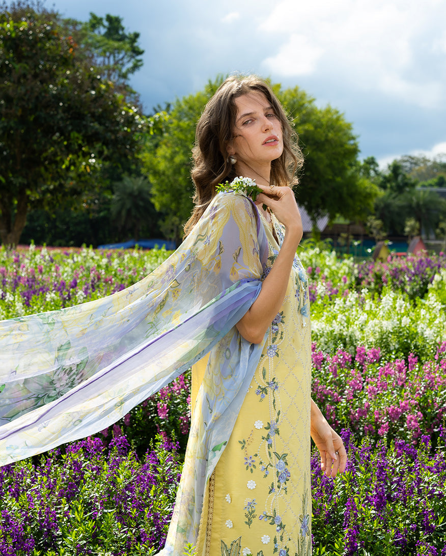 Mushq | Hemline the Secret Garden | Sunlit Meadow - House Of Hania