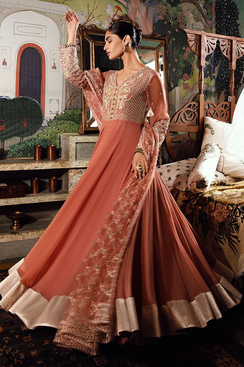 Mushq | Irha Kalidaar Chiffon Pret | AYLA - House Of Hania
