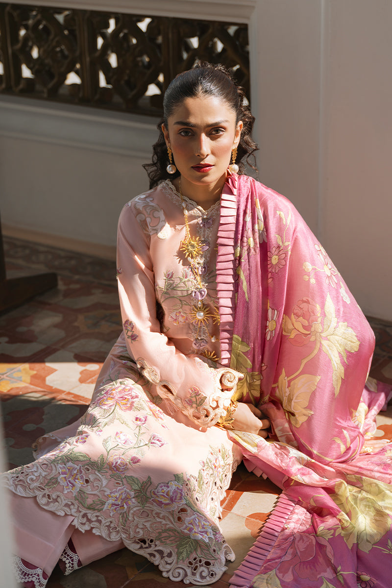 Mushq LAWANA Luxury Lawn 2023 - FATIHAH - TC-340 - House Of Hania