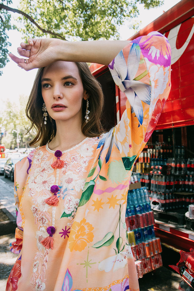 Mushq | La Dolce Hemline Prints 25 | Angels Song - House Of Hania