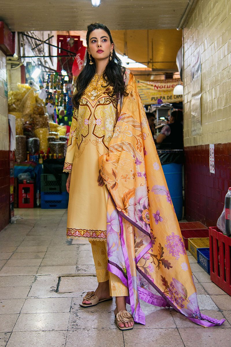 Mushq | La Dolce Hemline Prints 25 | Blossing Almond - House Of Hania