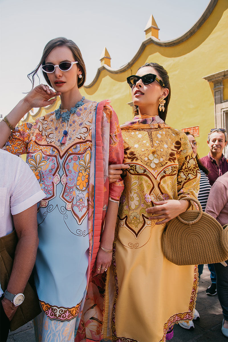Mushq | La Dolce Hemline Prints 25 | Blossing Almond - House Of Hania