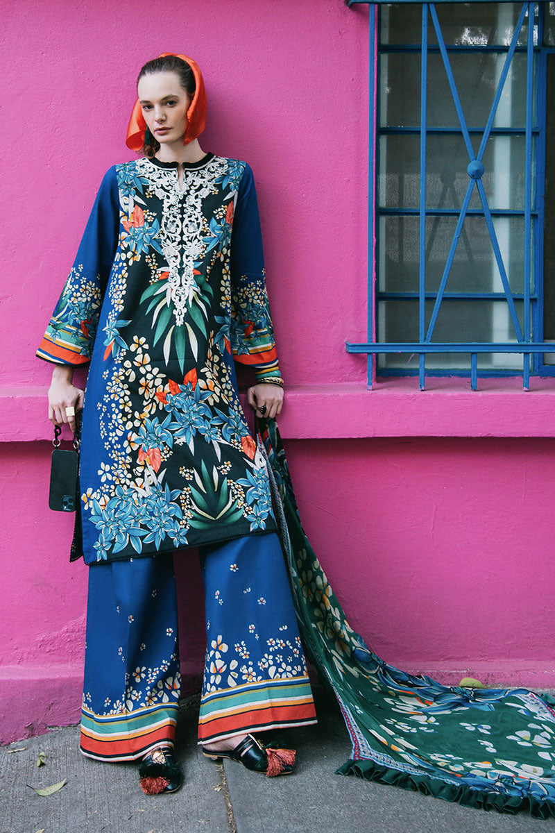 Mushq | La Dolce Hemline Prints 25 | Life of Irises - House Of Hania