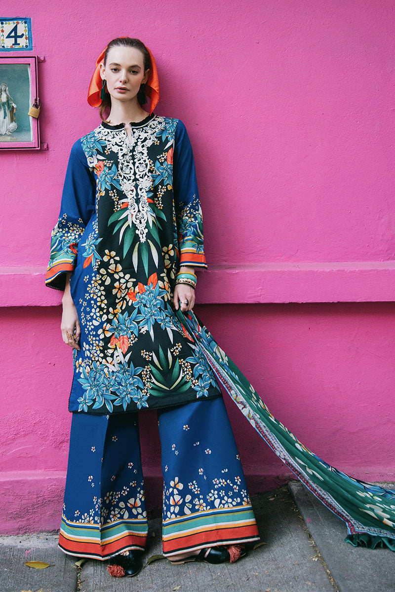 Mushq | La Dolce Hemline Prints 25 | Life of Irises - House Of Hania
