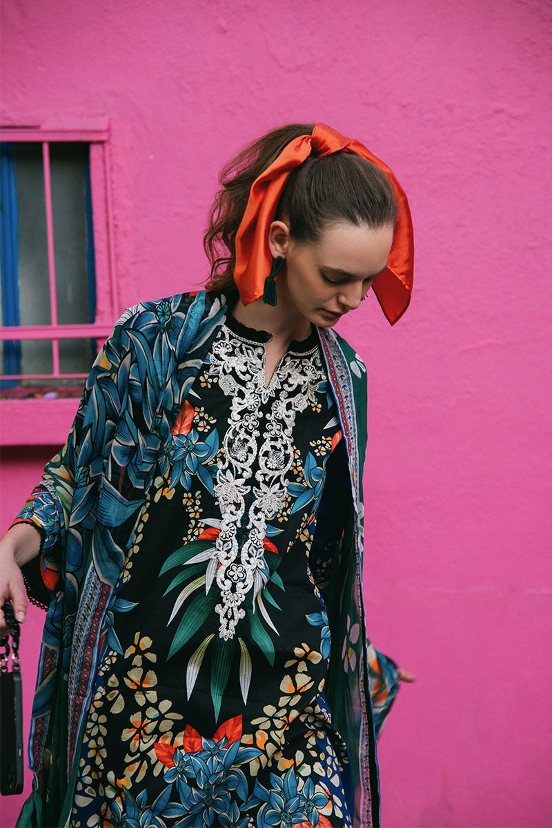 Mushq | La Dolce Hemline Prints 25 | Life of Irises - House Of Hania
