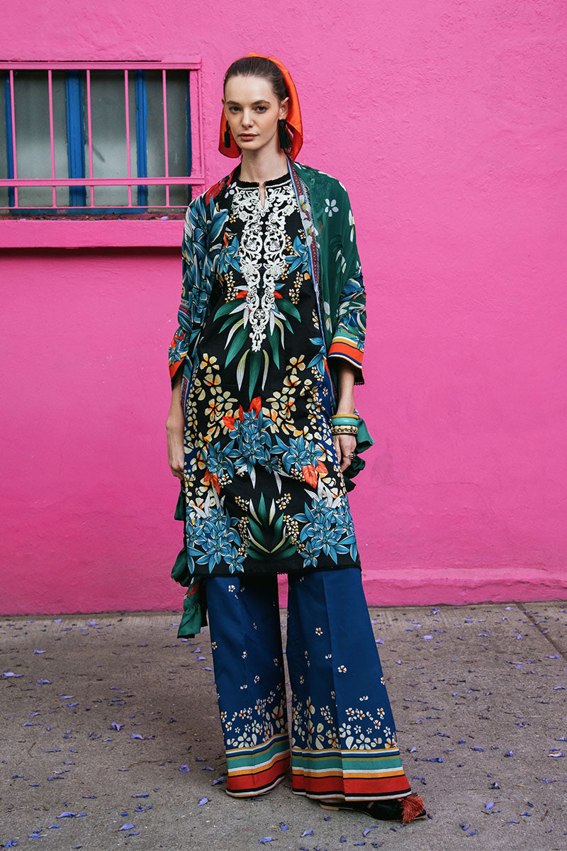 Mushq | La Dolce Hemline Prints 25 | Life of Irises - House Of Hania