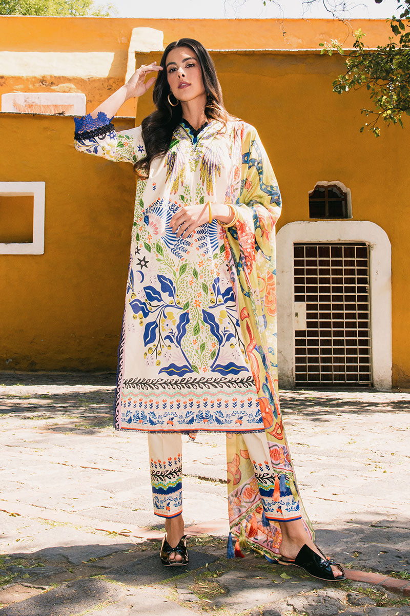 Mushq | La Dolce Hemline Prints 25 | Magnolias - House Of Hania