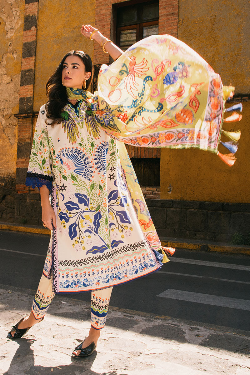Mushq | La Dolce Hemline Prints 25 | Magnolias - House Of Hania
