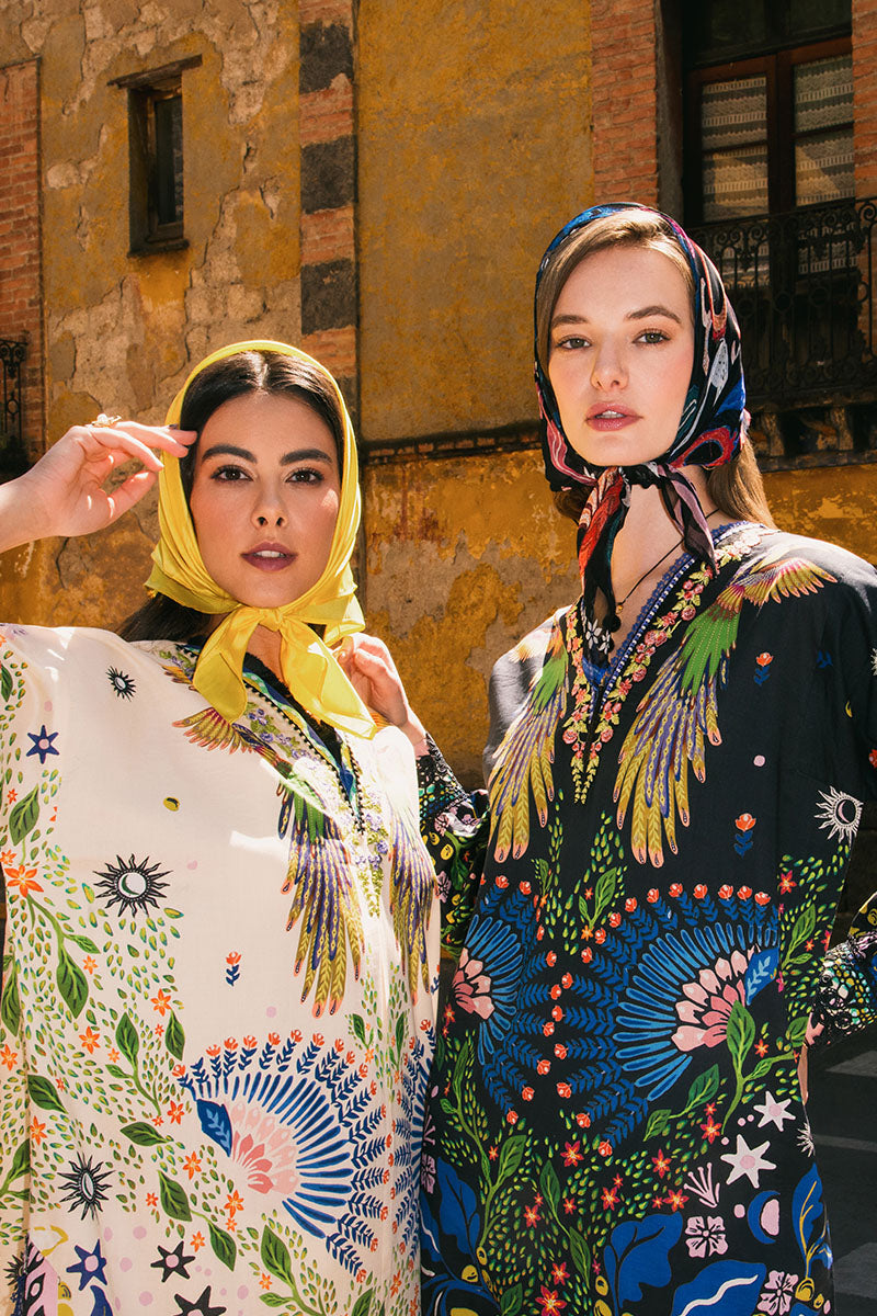 Mushq | La Dolce Hemline Prints 25 | Magnolias - House Of Hania