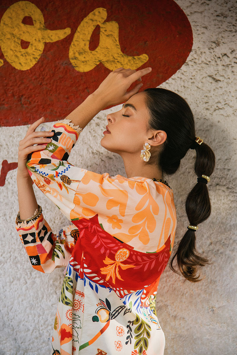 Mushq | La Dolce Hemline Prints 25 | Mulberry Tree - House Of Hania