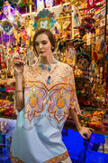 Mushq | La Dolce Hemline Prints 25 | Water Lily - House Of Hania