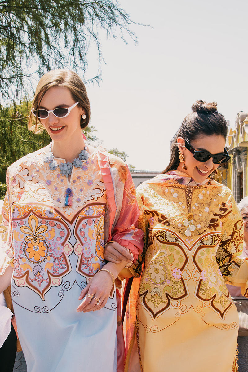Mushq | La Dolce Hemline Prints 25 | Water Lily - House Of Hania