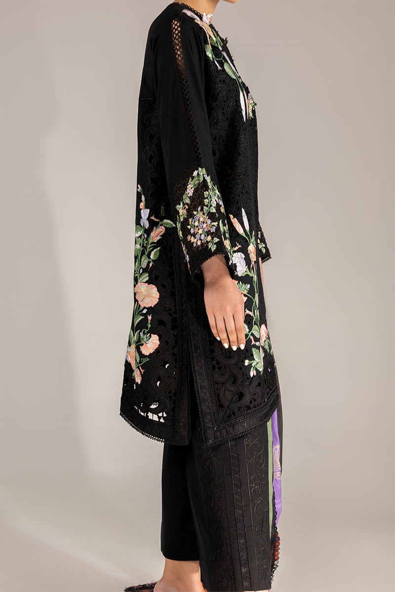 Mushq | Manaram Luxury Lawn 25 | Dazzling Glimmer - House Of Hania