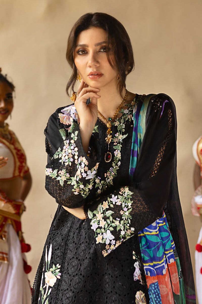 Mushq | Manaram Luxury Lawn 25 | Dazzling Glimmer - House Of Hania
