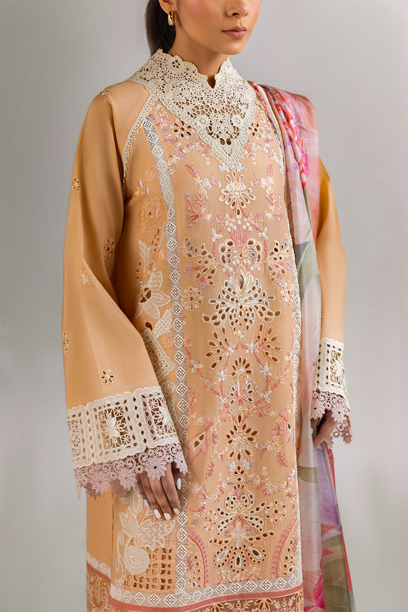 Mushq | Manaram Luxury Lawn 25 | Dreamlike Vibe - House Of Hania