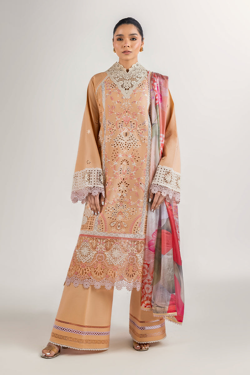 Mushq | Manaram Luxury Lawn 25 | Dreamlike Vibe - House Of Hania