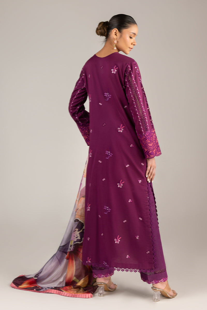Mushq | Manaram Luxury Lawn 25 | Eternal Beat - House Of Hania