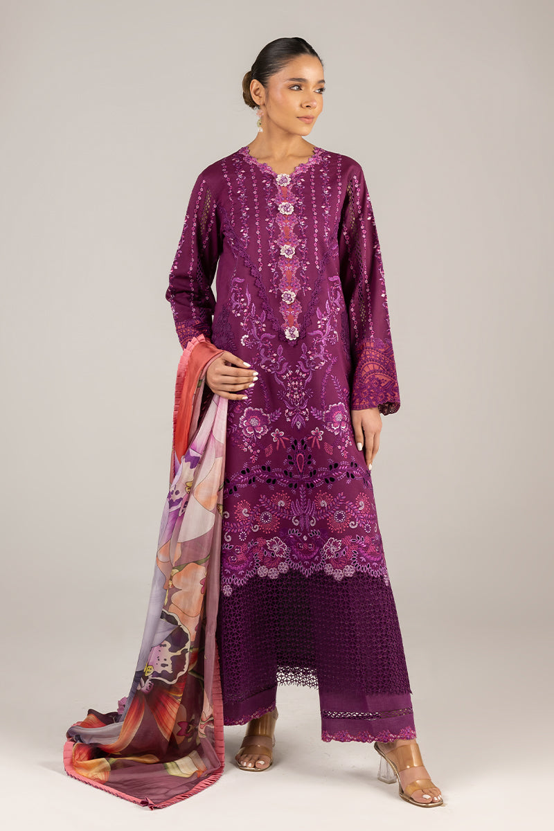 Mushq | Manaram Luxury Lawn 25 | Eternal Beat - House Of Hania