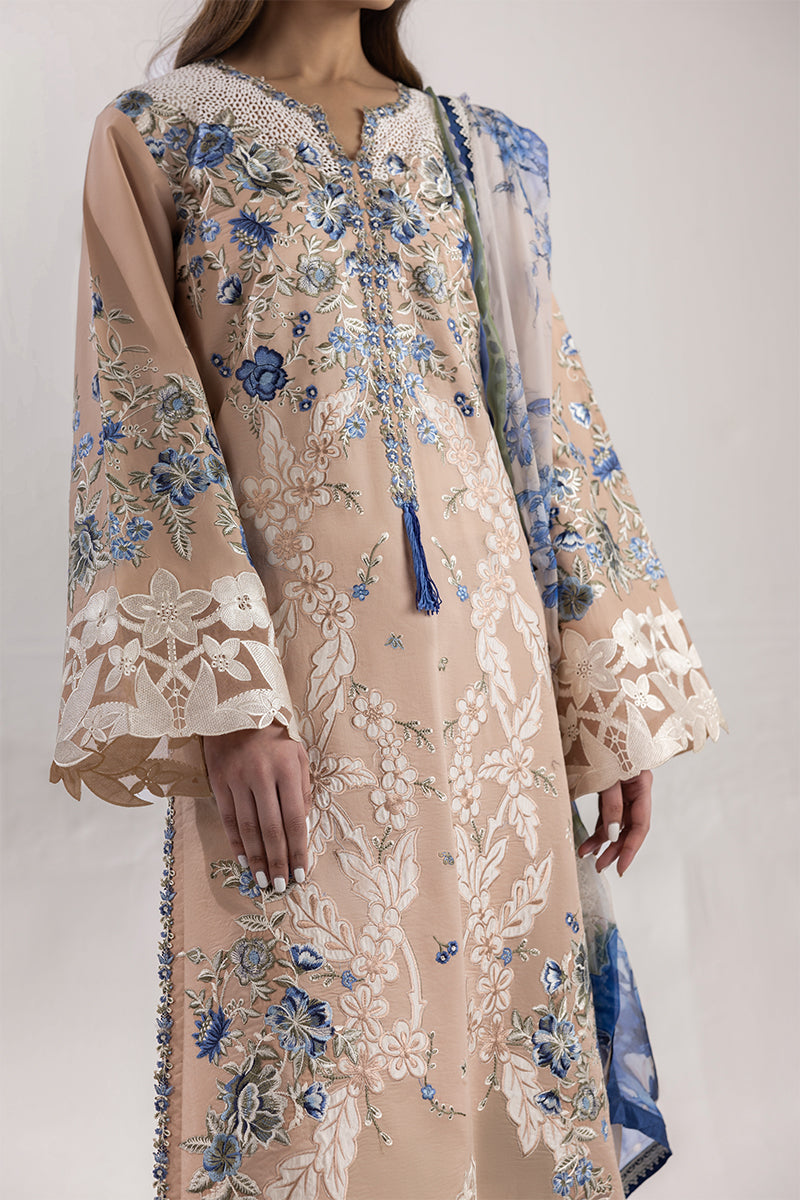 Mushq | Manaram Luxury Lawn 25 | Glistening Groove - House Of Hania