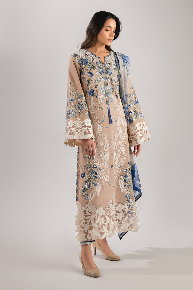 Mushq | Manaram Luxury Lawn 25 | Glistening Groove - House Of Hania