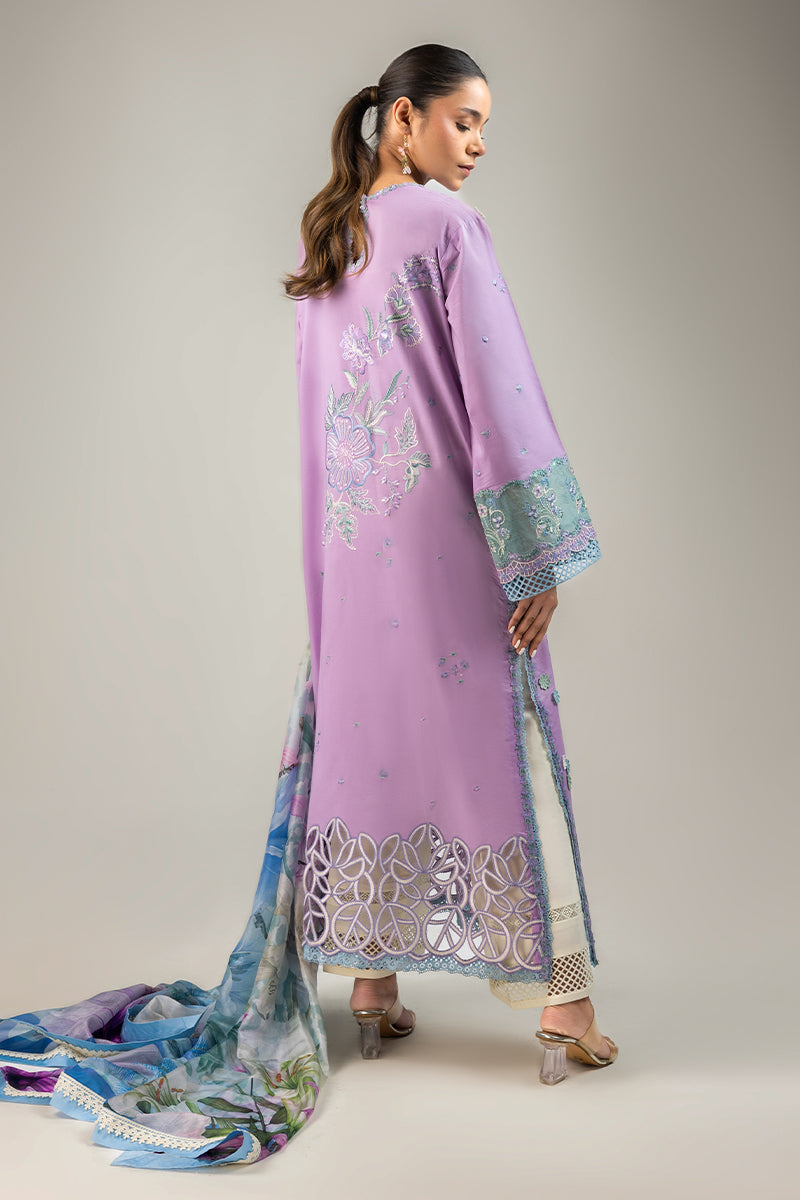 Mushq | Manaram Luxury Lawn 25 | Glowing Pulse - House Of Hania