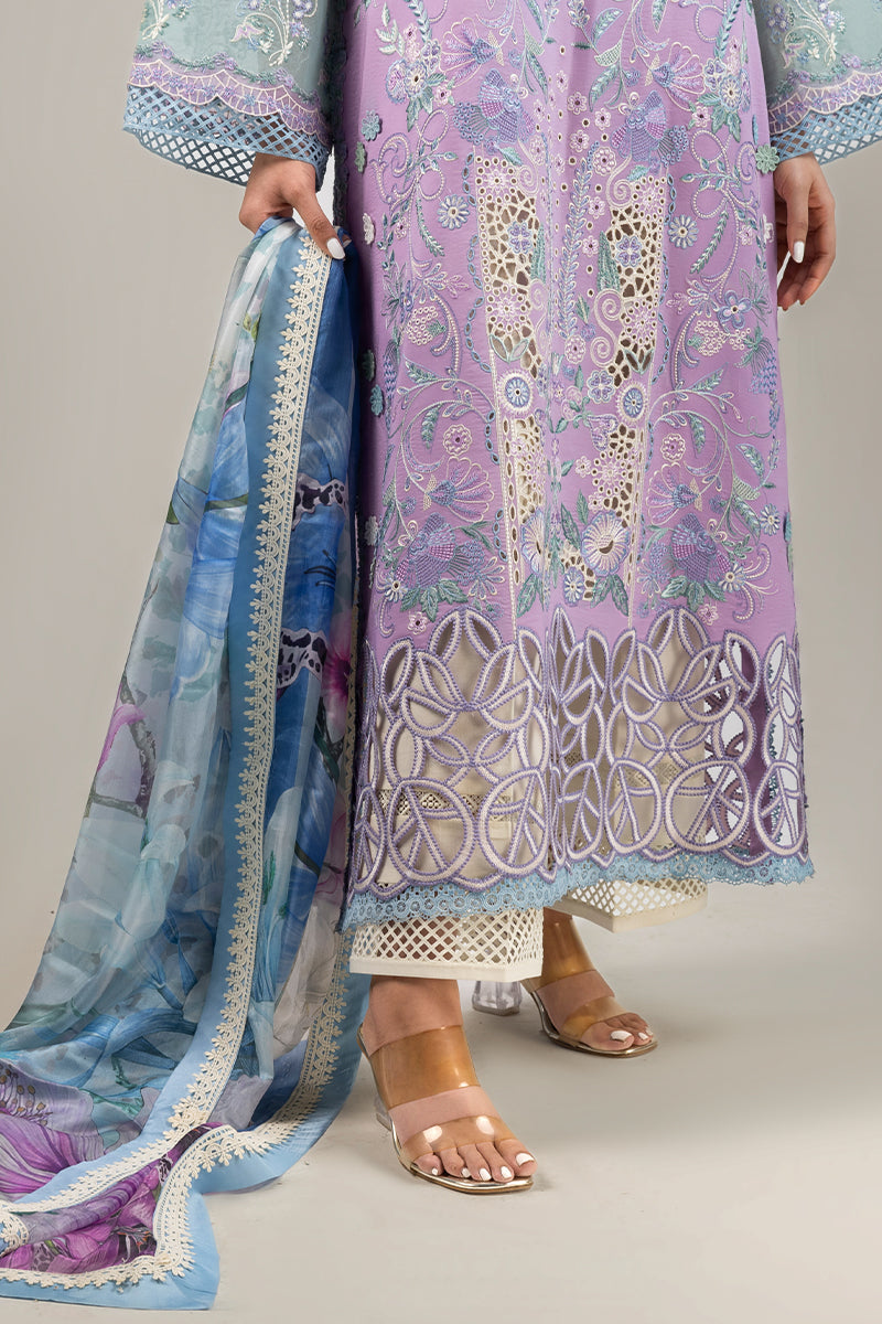 Mushq | Manaram Luxury Lawn 25 | Glowing Pulse - House Of Hania