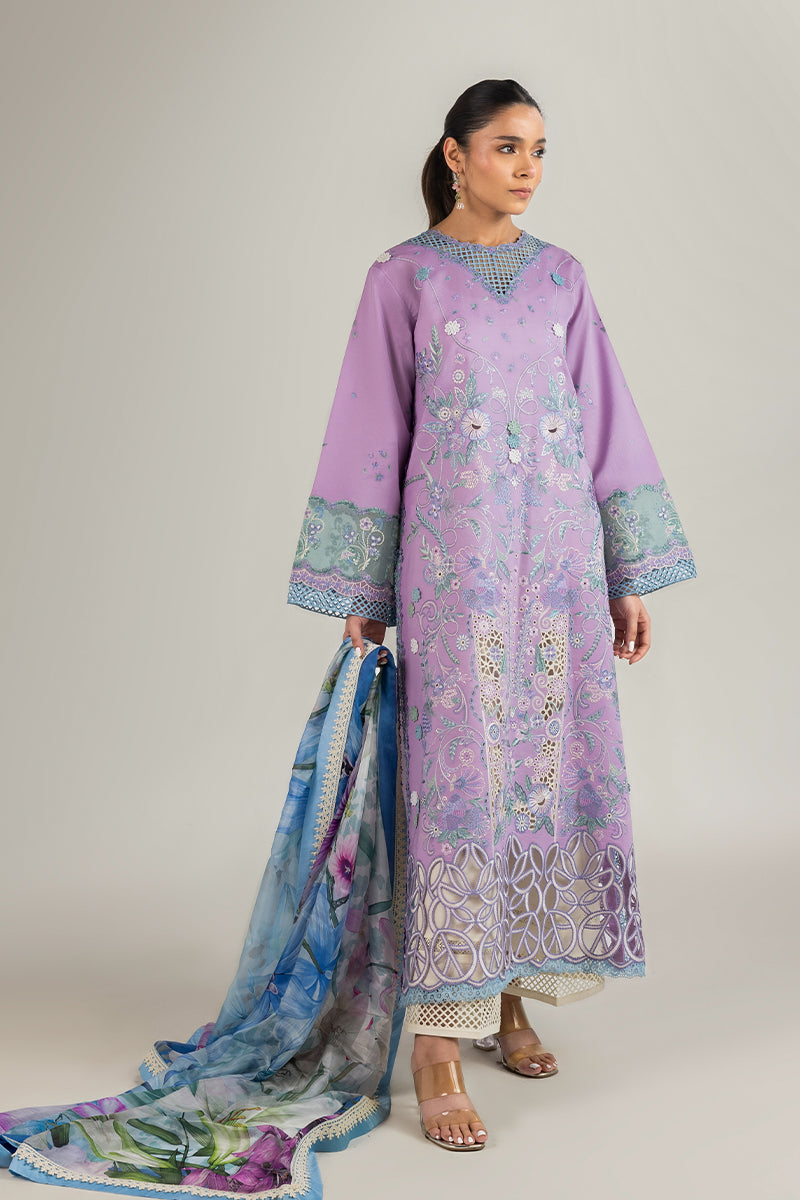 Mushq | Manaram Luxury Lawn 25 | Glowing Pulse - House Of Hania