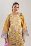 Mushq | Manaram Luxury Lawn 25 | Gold Glow - House Of Hania
