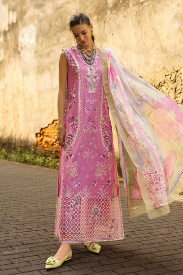 Mushq | Manaram Luxury Lawn 25 | Timeless Wave - House Of Hania