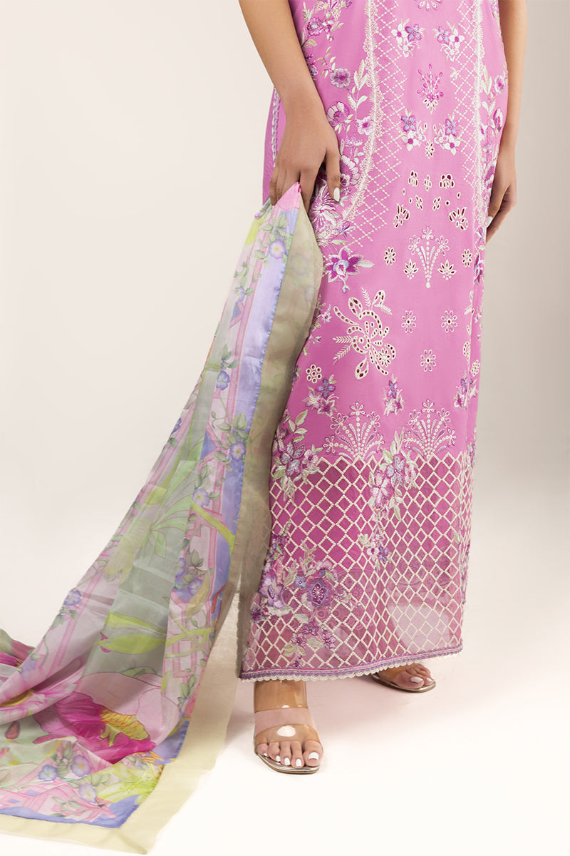 Mushq | Manaram Luxury Lawn 25 | Timeless Wave - House Of Hania