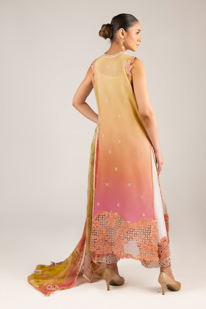 Mushq | Manaram Luxury Lawn 25 | Tranquil Spark - House Of Hania