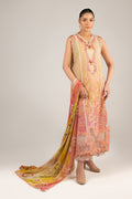 Mushq | Manaram Luxury Lawn 25 | Tranquil Spark - House Of Hania