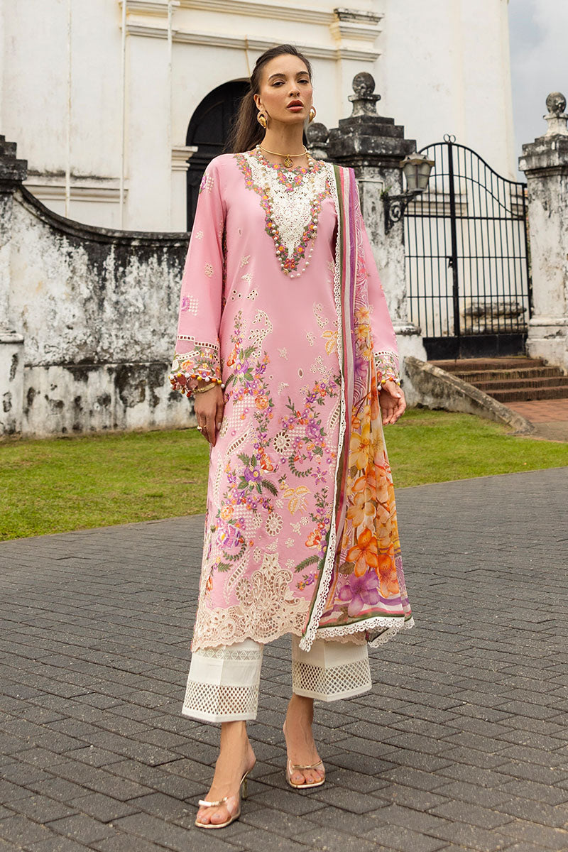 Mushq | Manaram Luxury Lawn 25 | Twinkling Tempos - House Of Hania