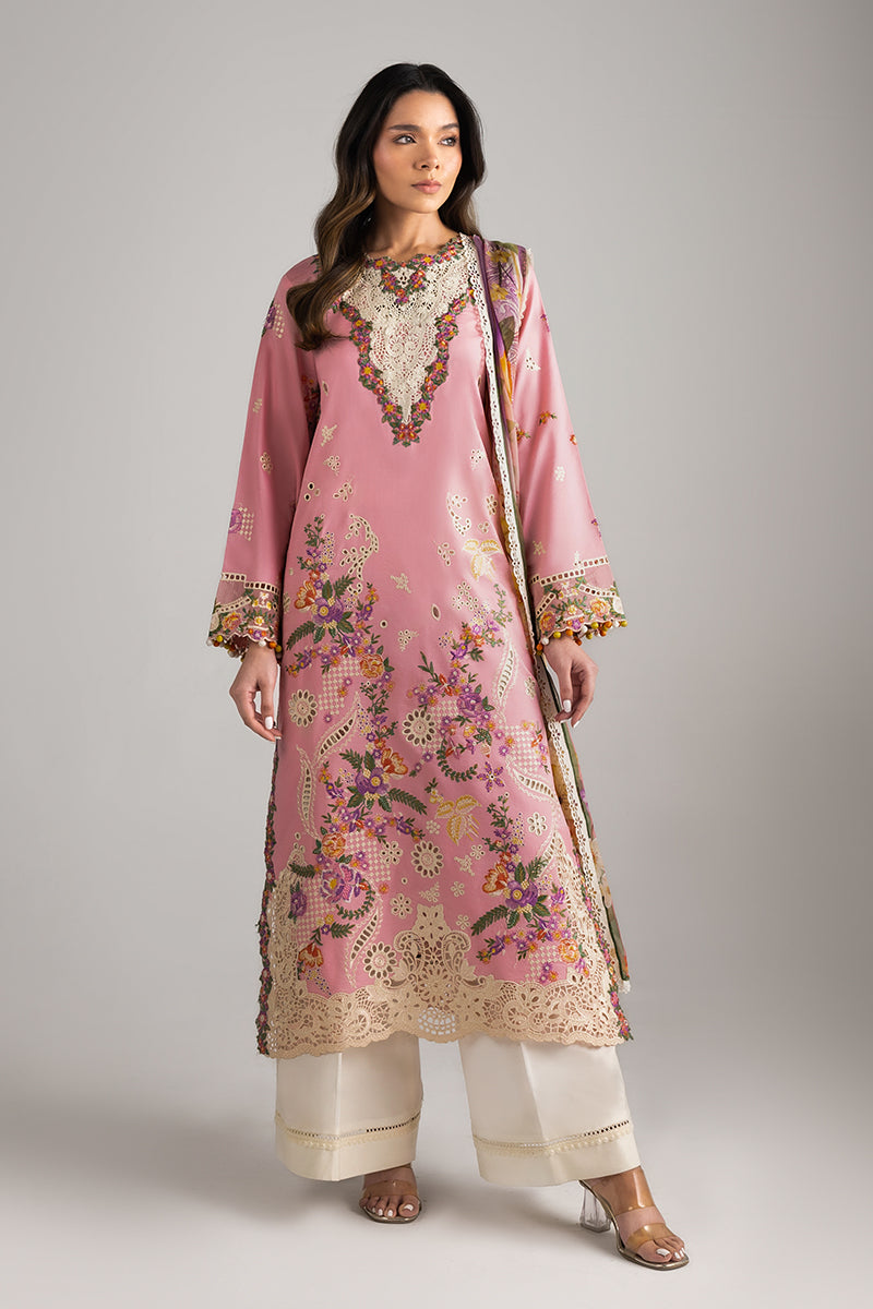 Mushq | Manaram Luxury Lawn 25 | Twinkling Tempos - House Of Hania