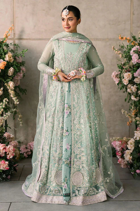 Mushq Mastani Evening Embroidered Chiffon 3Pc Suit MCH-02 FAIZA - House Of Hania