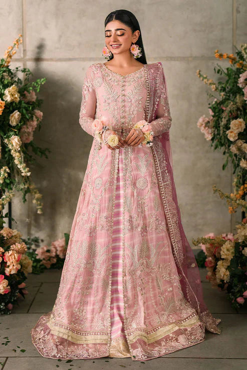 Mushq Mastani Evening Embroidered Chiffon 3Pc Suit MCH-03 MAISHA - House Of Hania