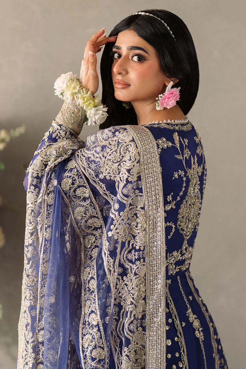 Mushq Mastani Evening Embroidered Chiffon 3Pc Suit MCH-04 SEHAR - House Of Hania