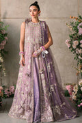 Mushq Mastani Evening Embroidered Chiffon 3Pc Suit MCH-05 SANA - House Of Hania