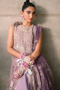 Mushq Mastani Evening Embroidered Chiffon 3Pc Suit MCH-05 SANA - House Of Hania