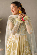 Mushq Mastani Evening Embroidered Chiffon 3Pc Suit MCH-06 HIRA - House Of Hania