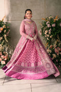 Mushq Mastani Evening Embroidered Chiffon 3Pc Suit MCH-08 DUA - House Of Hania
