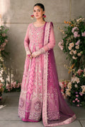 Mushq Mastani Evening Embroidered Chiffon 3Pc Suit MCH-08 DUA - House Of Hania