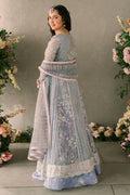 Mushq Mastani Evening Embroidered Chiffon 3Pc Suit MCH-09 EZZA - House Of Hania
