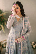 Mushq Mastani Evening Embroidered Chiffon 3Pc Suit MCH-09 EZZA - House Of Hania